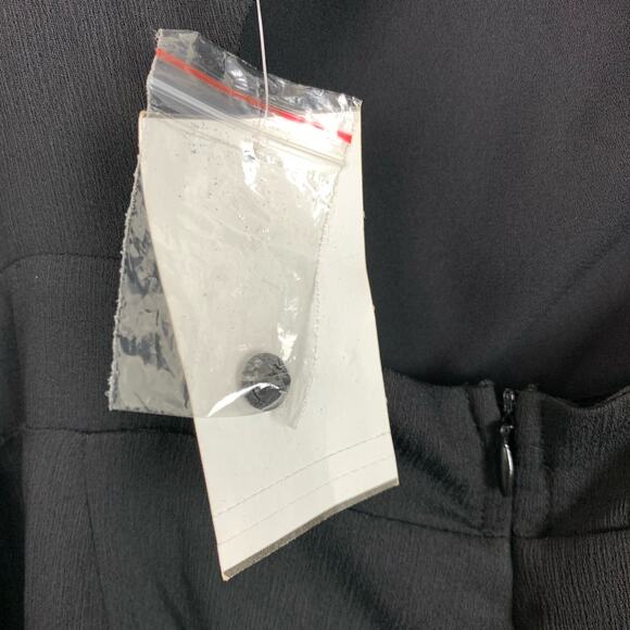 4Sienna Womens Spaghetti Strap Jumpsuit Back Buttons Cutout Black Size Large - Picture 11 of 15